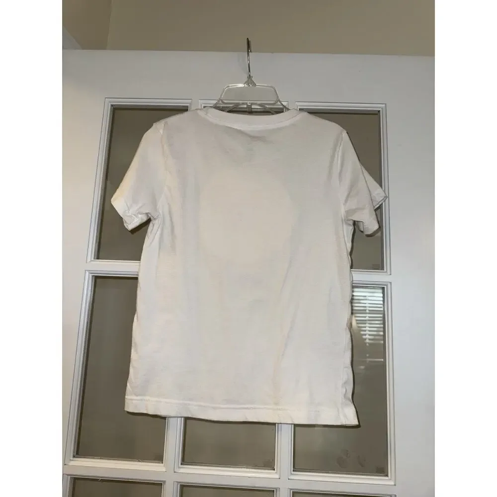 Comverse All Star Kids White Logo Tee Short Sleeved 10-12 years Medium